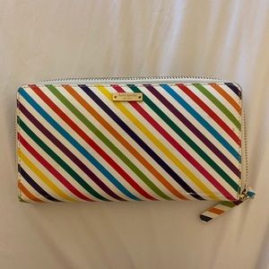 Kate Spade large zip around wallet